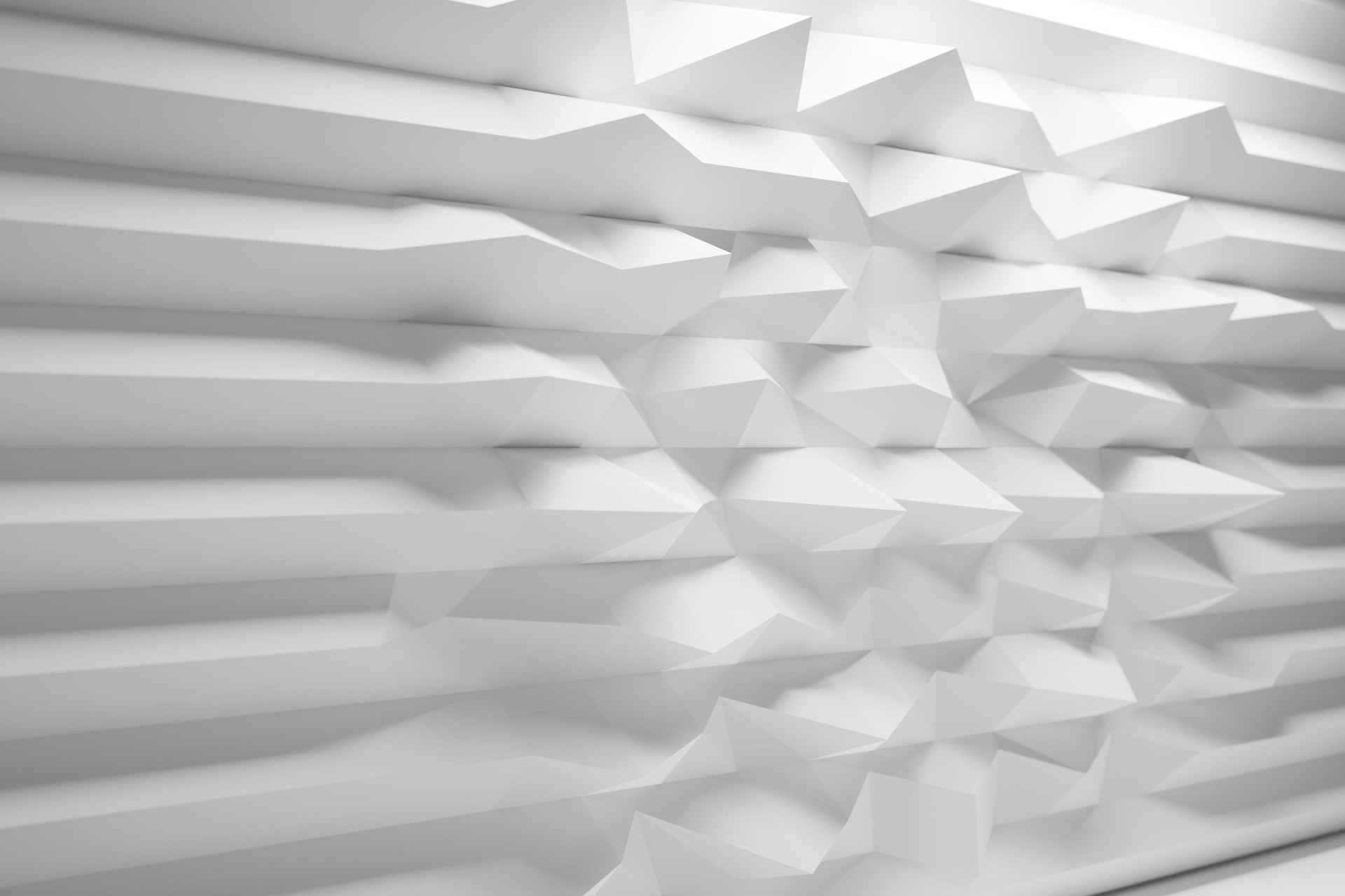 Abstract white polygonal chaotic background wallpaper